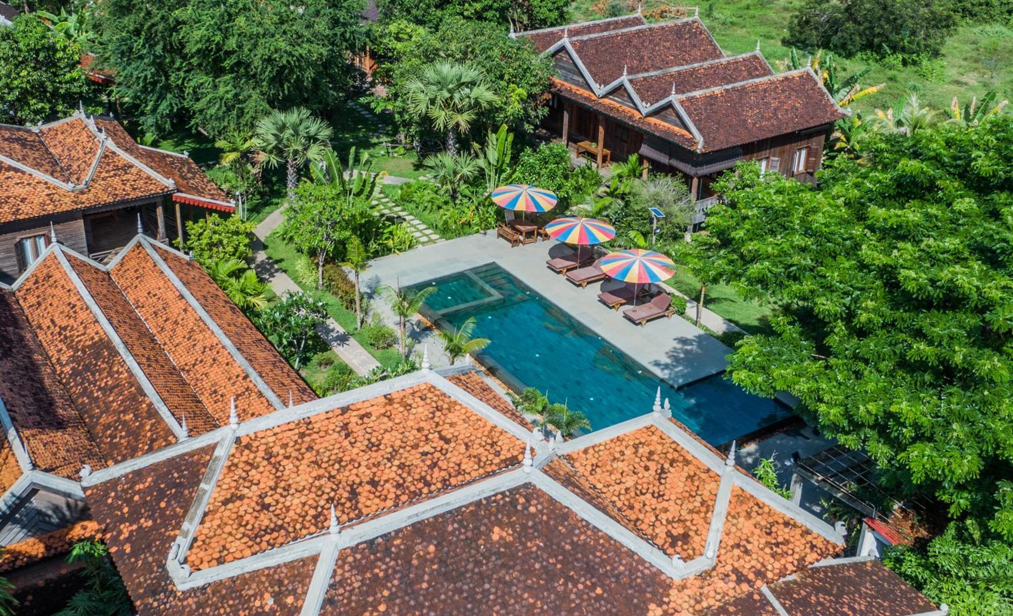 Phum Khmer Lodge - Village Cambodian Eco-Lodge Siem Reap Bagian luar foto